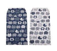 DOITOOL 2 Piezas Protector de Cubierta de Libro, Funda de Tela Lavable para Libros, 8.46x5.91x0.12 Pulgadas, Ligero, Estilo Japonés, para Cuadernos de Bocetos y Textos