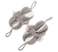 DOITOOL 2piezas Bolas De Baño Espumosas Decorativas Flores De Baño De Malla Unidades Flexible Para Ducha y