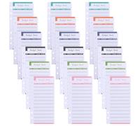 DOITOOL 40 Piezas Hojas de Presupuesto Empresarial de Papel Doble Offset, Portátil y Conveniente, para Planificador Mensual Personal Folios de Colores Surtidos Color Color Aleatorio