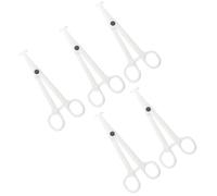 DOITOOL Alicates Diagonales de y Silicona 5 Punta Lisa y Diseño Ergonómico en Color Blanco para Perforaciones Corporales para Profesionales