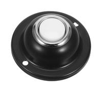 DOITOOL Botón de Timbre Eléctrico de Metal Resistente, Pequeño y Redondo, Pulsador Cable para Timbre de Puerta, Repuesto para Hogar, Oficina y Entrada Doméstica, Compatible Montaje
