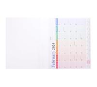 DOITOOL Calendario Magnético para Nevera Planificador de Calendario Mensual Magnético 2024-2025 18 Meses, Cartulina de Color Claro y Imán, Escritura Cómoda, Superficie Lisa, para Hogar