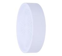 DOITOOL Carro para Macetas Móvil de 20cm con Ruedas Giratorias de Plástico | Base Redonda de Color Claro, Recoge Agua Integrado, para Patio y Jardineros Mayores, Fácil de Mover