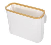 DOITOOL Cesta para Guardar Pañuelos Plegable con Tapa, Oxford Beige