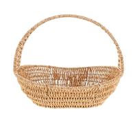 DOITOOL Cesta Tejida para Arreglos, Cesta de Flores de Imitación de Ratán, Tamaño No Especificado, Plástico E Hierro, Portátil, Decorativa, para Plantas y Flores, Bodas y Adornos