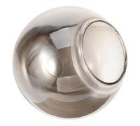 DOITOOL Cubierta de Pantalla de Lámpara de Globo de Cristal, Pantalla de Repuesto para Globo de Cristal G9, 4 Adaptador de 0,8, Vidrio Gris, para Lámparas de Araña y Dormitorio
