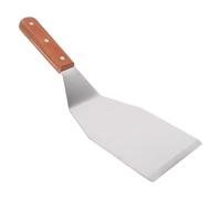 DOITOOL Espátula de Cocina Mango de Madera Flexible de Acero Inoxidable Herramienta Multifunción para Cocinar y Raspar Alimentos para Restaurantes y