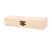 DOITOOL Estuche De Madera para Lápices Caja De Papelería con Cerradura Organizador para Lápices Marcadores Pinceles y Materiales De Arte para Estudio o Escritorio