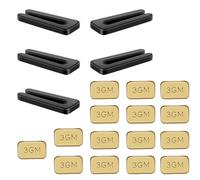 DOITOOL Kit de Equilibrio 5 Juegos Pinzas y Pesos de Acero Inoxidable y ABS para Corregir Desgaste y Balancear Aspas en Salón para Ventilador de Techo