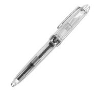 DOITOOL Pluma Diseño Giratorio Estilográfica de Acrílico Transparente Sistema de Absorción de Tinta y para Escritura Precisa y Elegante