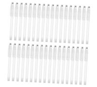 DOITOOL Portalápices Transparentes Vacíos 100 Piezas, Carcasa de Bolígrafo Mediana, Contenedor Práctico para Bolígrafos Rollerball, Material de Oficina Escolar, Uso Estudiantil