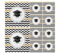 DOITOOL Recuerdos de Graduación Servilletas Decorativas de Papel, Diseño Birrete, 100 Piezas Absorbentes para Celebraciones de Graduación en Interiores 2025