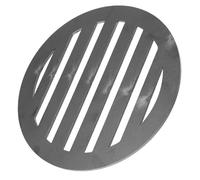 DOITOOL Rejilla de Combustible de Hierro Fundido 145 Mm, Placa para Caja de Combustible Grosor 3 Mm, Accesorio Resistente para Barbacoa Portátil Adecuado para Camping y Picnic al Aire