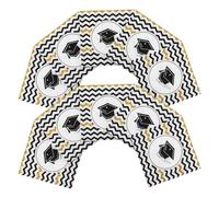 DOITOOL Servilletas de Papel de Graduación Diseño de Gorro de Doctor, 100 Piezas, Gruesas y Absorbentes para Fiestas al Aire Libre y Celebraciones Escolares