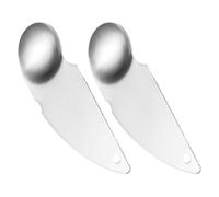DOITOOL Set 2 Piezas de Cuchillos y Cucharas para Pelar y Servir Kiwi, Acero Inoxidable 304, Accesorios de Cocina para Preparar Frutas en Eventos y Reuniones Familiares