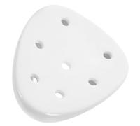 DOITOOL Tapón de Urinario de Cerámica Blanco para Baño, Tapa Colador Que Previene Olores Desagradables y Evita Obstrucciones, Accesorio Adecuado para Urinal