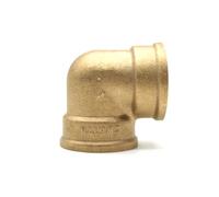 DOJA Barcelona | Codo Roscado Laton 90° | 1/2" | Hembra - Hembra | Codo Laton | Codo Grifo Laton para Instalaciones de Riego | Conector Codos latón Tuberias para Radiadores, Aire Comprimido
