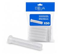 DOJA Barcelona Tamiz Nylon Anclaje Químico - 16x130 - Pack 50 - Diseño Optimizado para Buena Fijación en Ladrillo Hueco, Fácil Instalación, Taco Quimico, Varilla Roscada para Anclaje, Tacos Pared