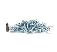 DOJA Barcelona | Tornillos Autotaladrantes con Punta PH2-25 | 100 Tornillo con Cabeza Avellanada | Ø4,2x22mm DIN-7504-P | Acero Cincado | Tornillos Roscachapas, Tornillo Autotaladrante para Metal...