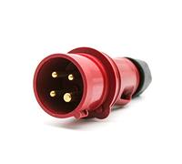DOJA Industrial | CLAVIJAS 380V - IP44 | 16A 3P+T (4 polos) | Enchufe Industrial Enchufes Macho | Enchufe Trifasico 4 Pines | Enchufes Industriales Adaptador Cetac | Adaptador Enchufe Camping