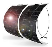 DOKIO 2 * 100W 12V Panel Solar Flexible Placa Solar 200W Ligereza