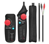 Domary Cable Network Wire Tracker Toner RJ45 RJ11 Ethernet LAN Tester con Modo Dual Analógico Digital Ruido Antiinterferencias para Rastreo de Cables