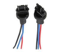 Domary Conector Macho de Arnés de Enchufe 3157 con Cable 10A 9-32V Adaptador Toma Calor ABS para Luz Conducción Lámpara Antiniebla Remolque Barco
