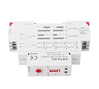 Domary Interruptor de Retardo Ajustable con relé de Tiempo con Indicador LED para Comunicación Control Automático Material ABS