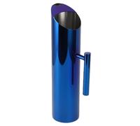 Domary Jarra de Agua de Acero Inoxidable 2 litros con Protector contra Hielo y Pico Antifugas para té Caliente, Jugo y café (Azul)