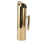 Domary Jarra de Agua de Acero Inoxidable 2 litros con Protector contra Hielo y Pico Antifugas para té Caliente, Jugo y café (Oro)