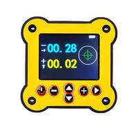 Domary Medidor de ángulo Digital Inclinómetro Transportador Digital de Doble Eje Precisión 0,02 ° con Pantalla LED 2,4 Colores Base Magnética 4 Esquinas 1200 MAh Recargable