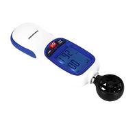Domary Medidor de Velocidad del Viento WT82B con Anemómetro de Almacenamiento Datos para Estudios Meteorológicos Tamaño Portátil 188x36x56mm