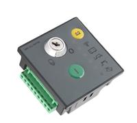 Domary Módulo Controlador de Generador 701-MS, Panel Controlador de Grupo Electrógeno Arranque Manual con Pantalla LCD e Indicación Falla LED para Parada Emergencia y
