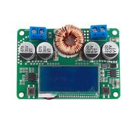 Domary Módulo de Fuente de Alimentación Reductor 8-60V a 3-32V con Pantalla LCD y Voltaje Ajustable para Robótica Carcasa Acrílica Transparente