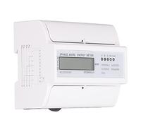 Domary Monitor de Energía Medidor de Potencia Trifásico Alta Precisión para Seguimiento del Consumo en Tiempo Real Fácil Instalación en Riel DIN Diseño Liviano