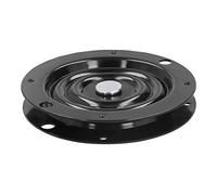Domary Placa Giratoria de Rodamiento de Bolas Repuesto, Rodamiento Giratorio 360 Grados para Muebles, Silla, Bar, Silla Oficina, 6,2 Pulgadas