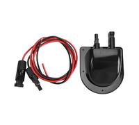 Domary Prensaestopas de Cable Solar ABS, Carcasa Resistente a la Intemperie IP68 de Doble Entrada con Junta Tuerca Bloqueo para Cableado Panel Solar RV, y Camping (Negra)