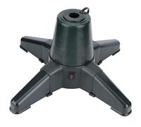 Domary Soporte para árbol de Navidad, Base Giratoria Eléctrica de 360 | Construcción de Plástico, Resistente Al Desgaste, Soporta 22 Lb, Se Adapta a Tubos de Hierro de 0,87 Pulgadas, Poco Ruido,