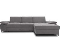 DOMO. collection Sofá Cama esquinero Curazao con muelles y función de apoyabrazos en Forma de L, sofá con función de Descanso, sofá esquinero tapizado 297 x 160 x 84 cm (Ancho x Profundidad x Alto),