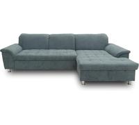 DOMO. collection Sofá esquinero Franzi, sofá con función de Dormir, con función de Respaldo, sofá en Forma de L, sofá esquinero, Esquina, sofá Cama, 279 x 170 x 81 cm, Color Gris