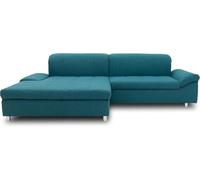 DOMO. collection Sofá esquinero Mika, sofá cama con función de dormir y cajonera en forma de L, sofá cama con respaldo y reposabrazos, esquina acolchada 260 x 178 x 80 cm (ancho x profundidad x alto),
