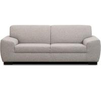 DOMO. collection Sofá Incanto, sofá de 2, 5 plazas, Ancho de reposabrazos 35 cm, 2, Juego de 5 Piezas, 220 x 89 x 81 cm (Ancho x Profundidad x Alto), Gris Claro