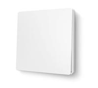 DOMO-MATIC Interruptor de luz cinetico inalámbrico RF de pared y controlador Rele 10A con fusible sin cablear, pulsador sin pila (1 interruptor 1 canal)