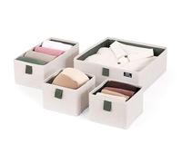 DOMO PAK LIVING Set de 4 organizadores Lotus Collection