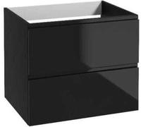 Domodomo, armario de baño de 60x50 cm, montable en pared, color brillante, con tapa superior Modus