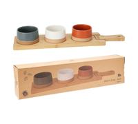 Domodomo excellent houseware - bandeja para servir con 3 tazas de gres