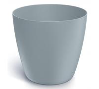DomoDomo Macetero y Maceta Gris Claro Mate 19,8 x 18,2 cm - Maceta Lisa para Flores Mate