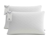 Pack 2 almohadas núcleo 100% viscoelástica 75cm don algodón