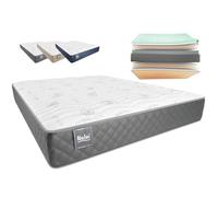 Don Descanso - Colchón 135x200 Viscoelastico Mulhacen DualSense, Altura ± 26cm. Multicapa con Núcleo GravityFoam, Firmeza Alta, Doble Cara Invierno/Verano, Transpirable. Fabricado en España, Gris