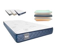 Don Descanso - Colchón 160x190 Viscoelástico Mulhacen DualSense, Altura 15cm. Multicapa con Núcleo GravityFoam, Firmeza Alta, Doble Cara Invierno/Verano, Transpirable. Fabricado en España, Azul
